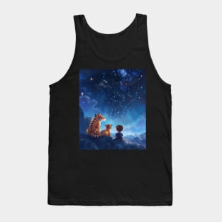 Calvin and Hobbes Best Friends Forever Tank Top